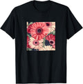 Gerbera Daisy Watercolor Wildflower Pattern Merch