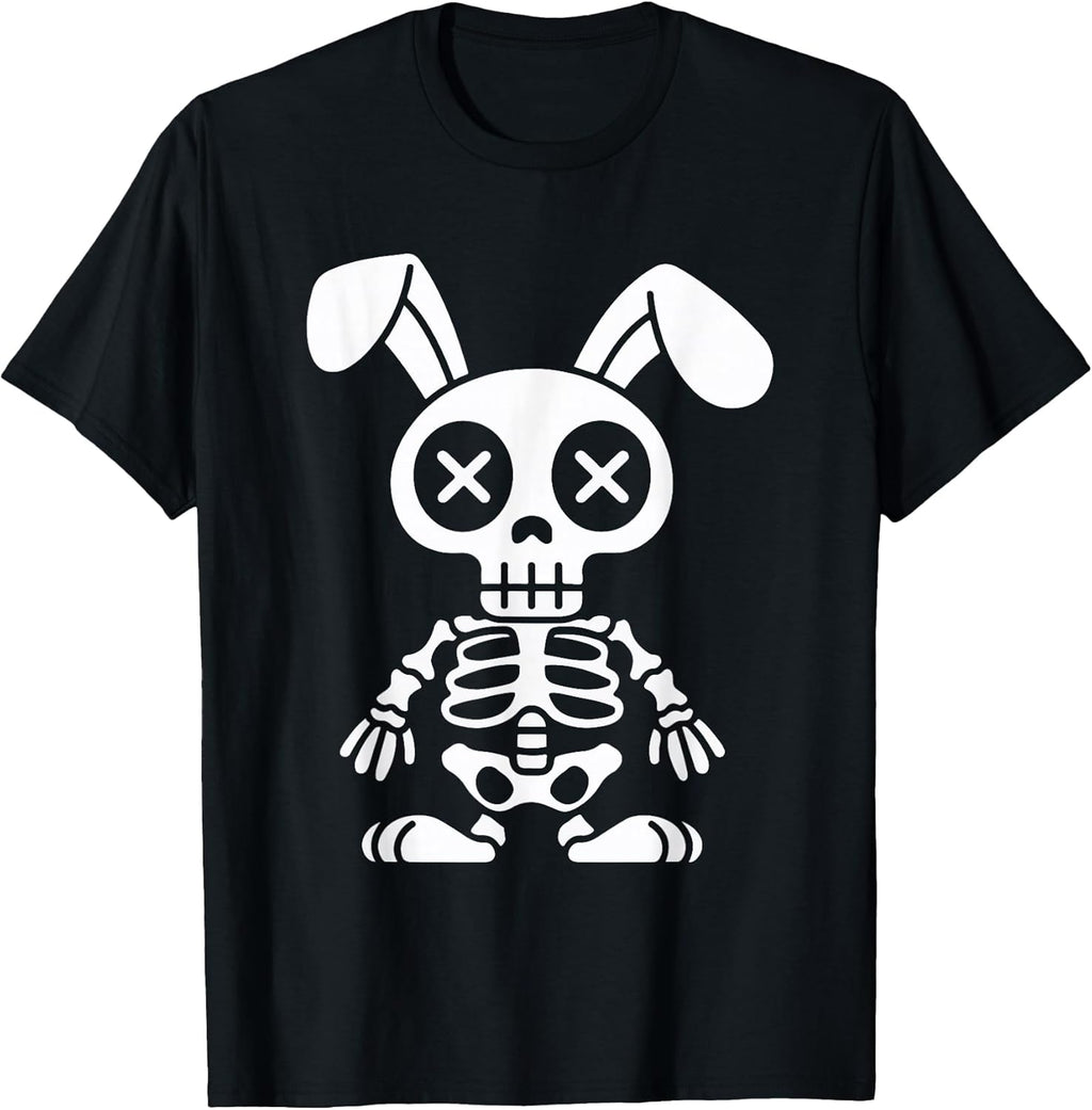 Twisted Dark Humor Skeleton Bunny Easter