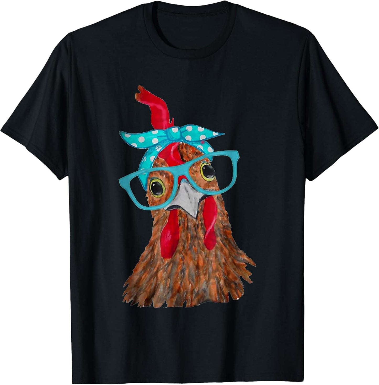 cute Women Girl Chicken With Bandana Headband