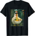 Chicken Eating Ramen Noodles Meme Retro Urban