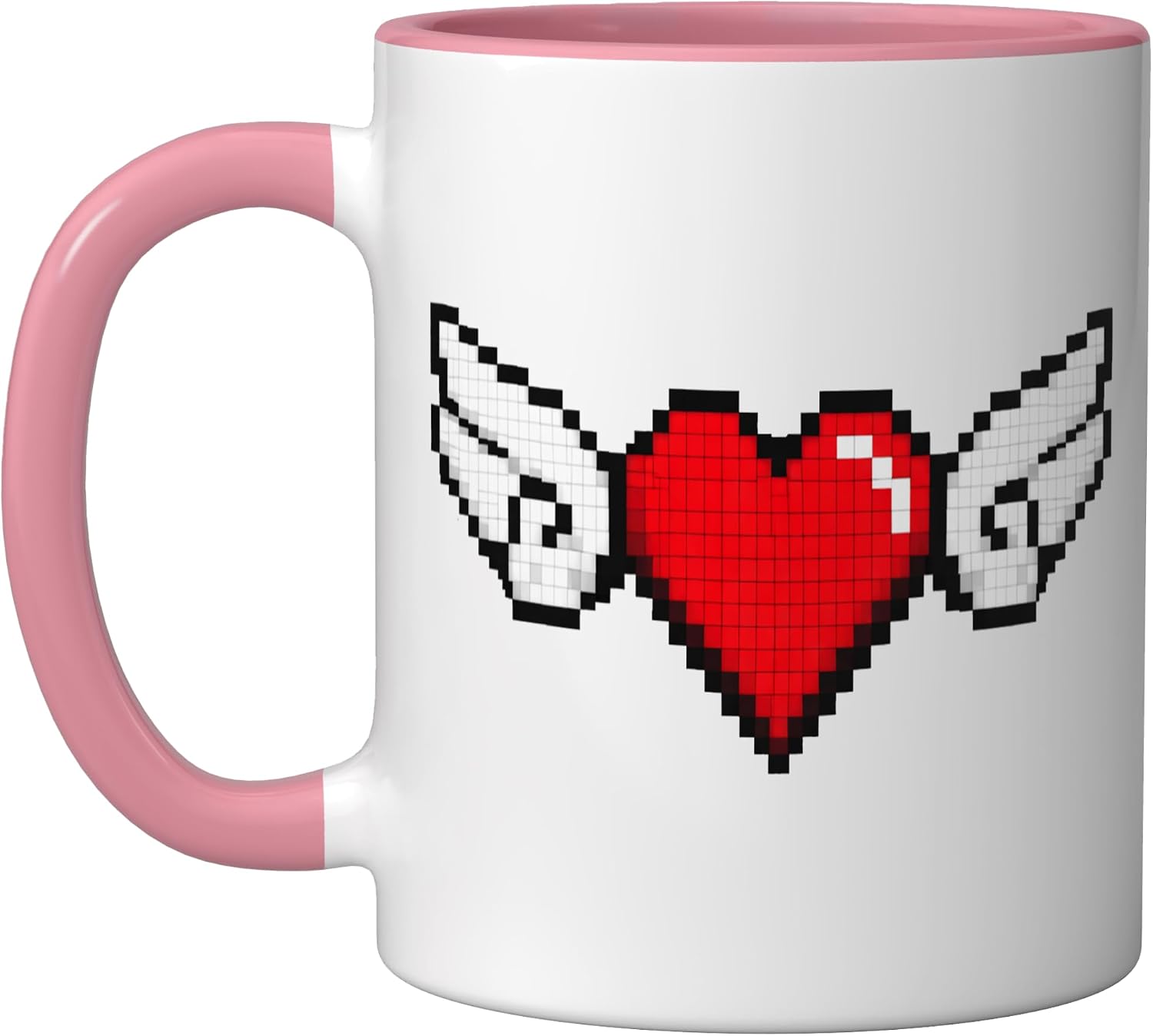 Simple Pixel Heart Cute Casual T Shirt Art lover