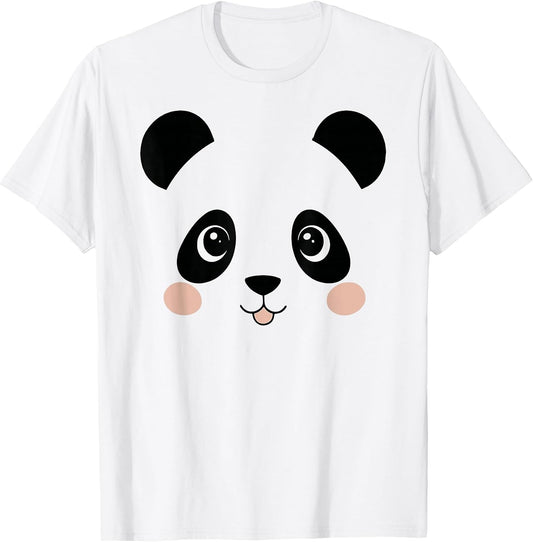 Halloween Panda Face Animal Kids Adults Outfits
