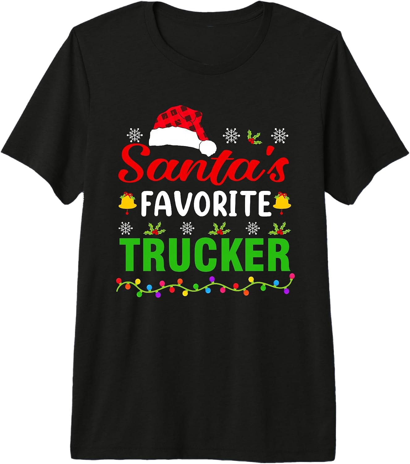 Santa Favorite Trucker Christmas For Job Titles