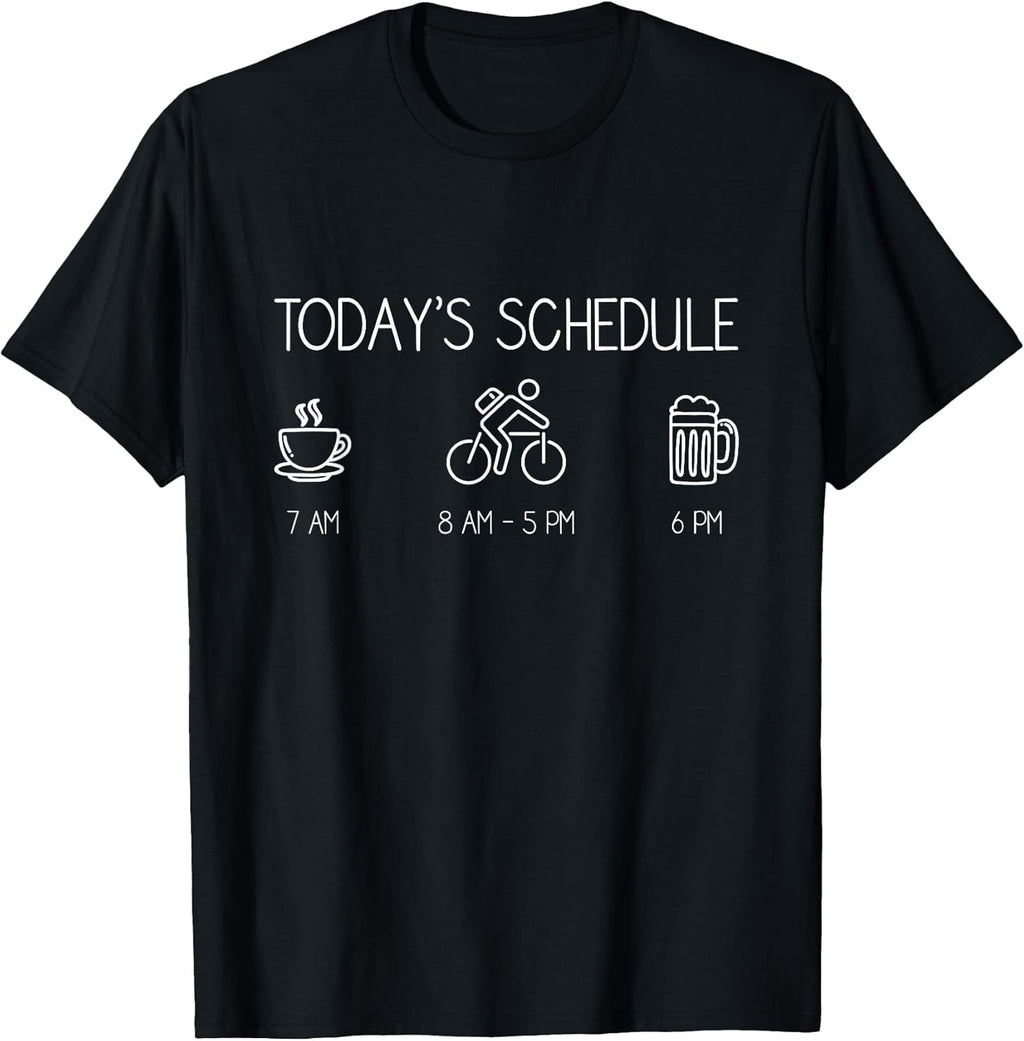 Funny Coffee Mountain Biking Beer Shirt Gift