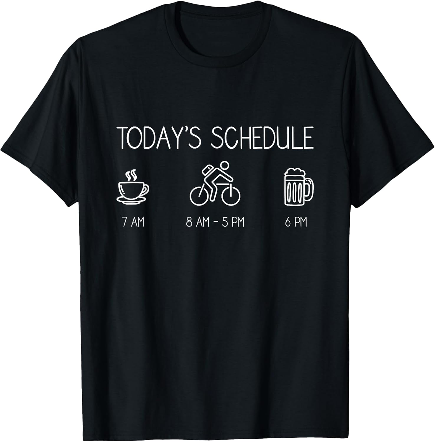 Funny Coffee Mountain Biking Beer Shirt Gift