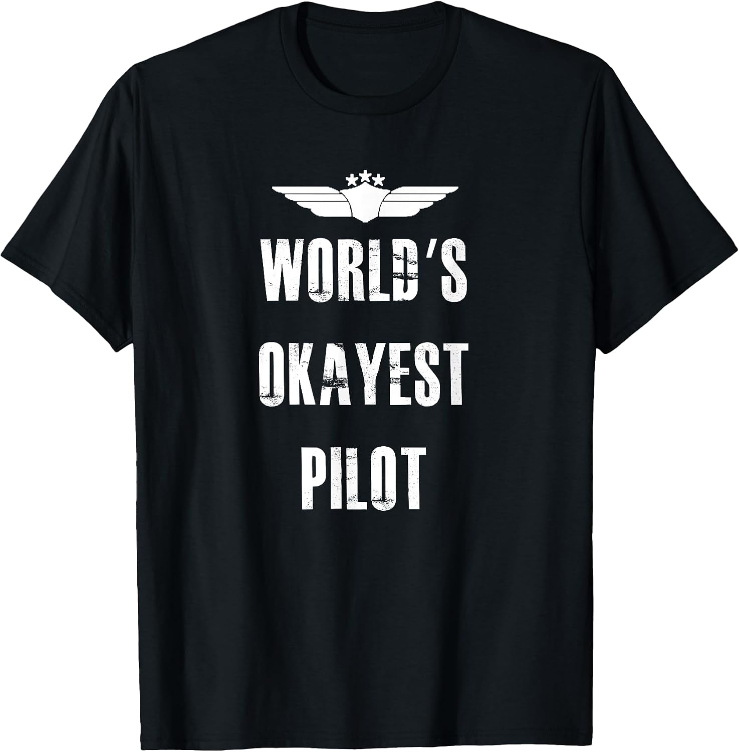 World's Okayest Pilot Funny Flying Aviation Tees