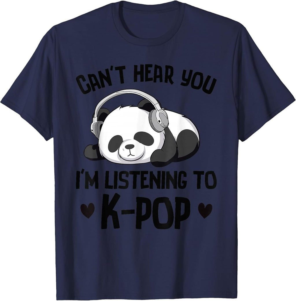 Cool Panda K-pop Fan Apparel Teen Girls Women