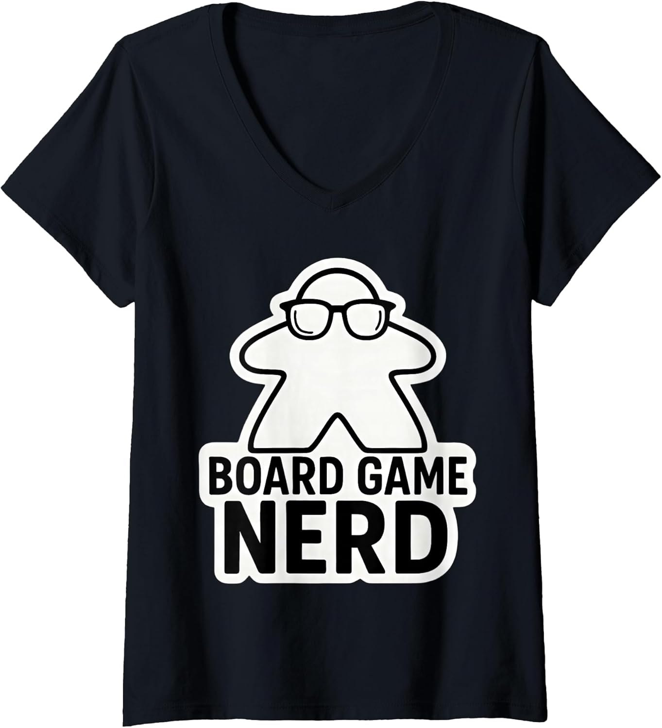 Board Game Nerd Funny Meeple Nerdy Glasses Merch