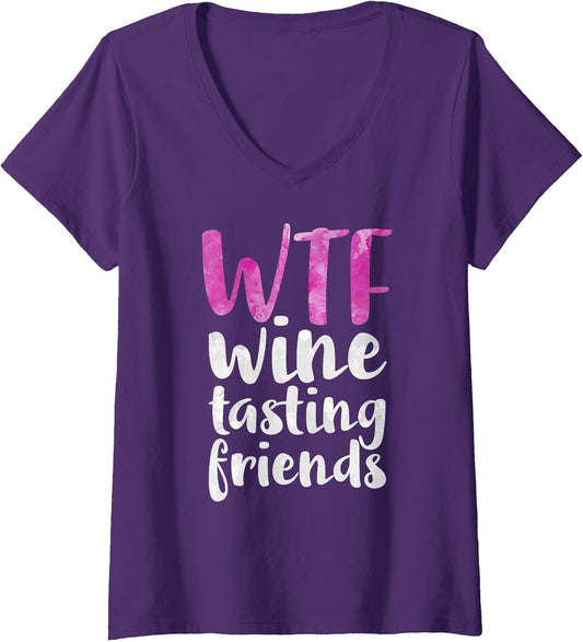 WTF Wine Tasting Friends Shirts