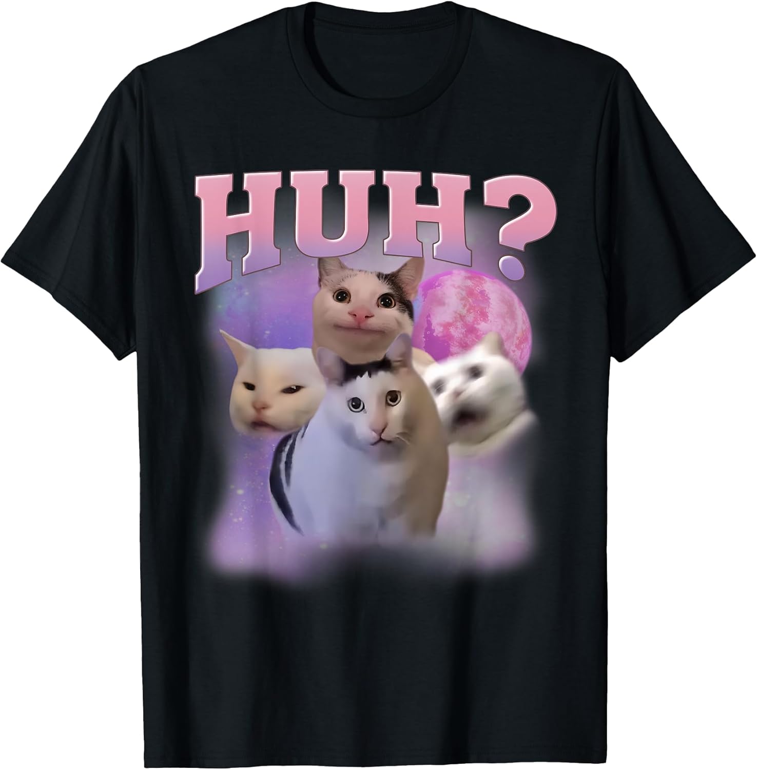 Funny Weird Cat Meme Tee Shirt