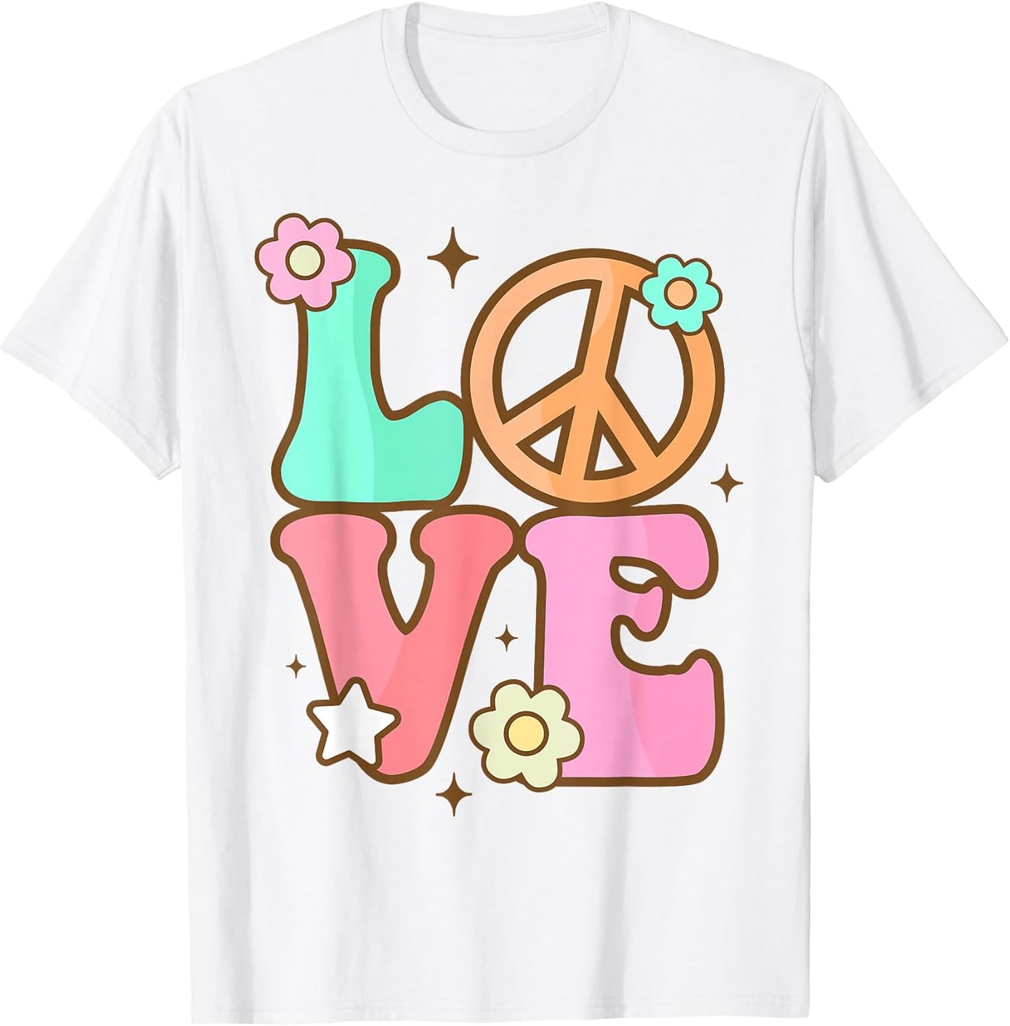 Peace 60's 70's Outfits Men Women Boys Girls Kids