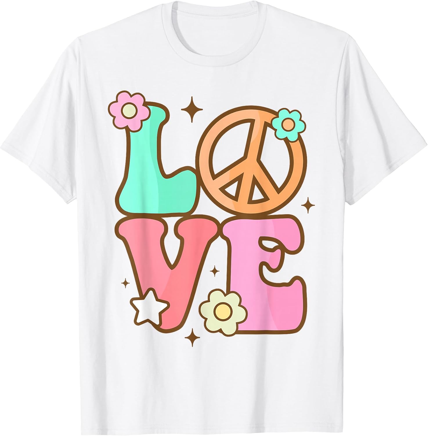 Peace 60's 70's Outfits Men Women Boys Girls Kids
