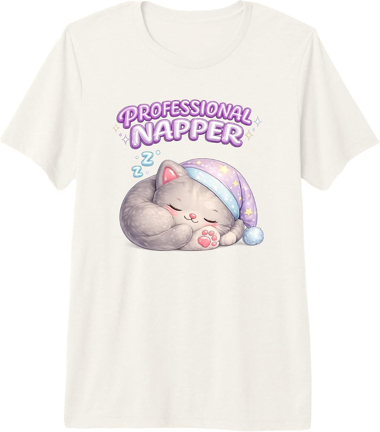 Professional Napper Sleepy Cat Nap Lover Lazy