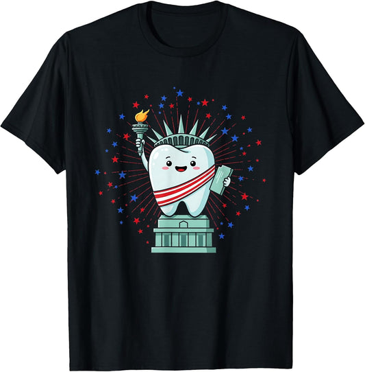 4th Of July Dental Patriotic American Flag