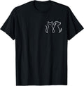 Cat and Dog Pocket Animal Lover Funny Pet Cute Cat Dog Art T-Shirt