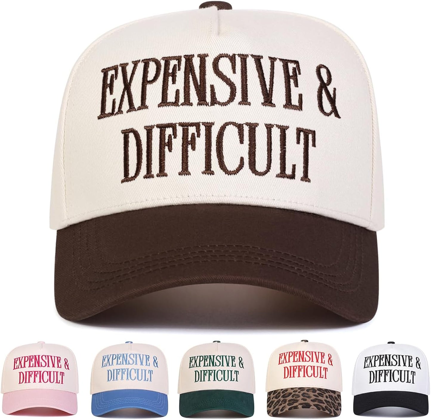 Trendy Embroidered Baseball Cap for Men & Women, Adjustable Snapback Hat for Casual Wear
