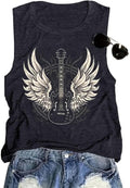 Womens Tank Tops Boho Casual Summer Tops Crew Neck Sleeveless Beach Graphic Shirts Muscle Workout Tunic Tops