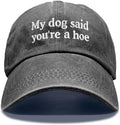 Dog Lover Embroidery Adjustable Classic Washed Distressed Baseball Cap, Dog Lover Cap Gifts for Owner