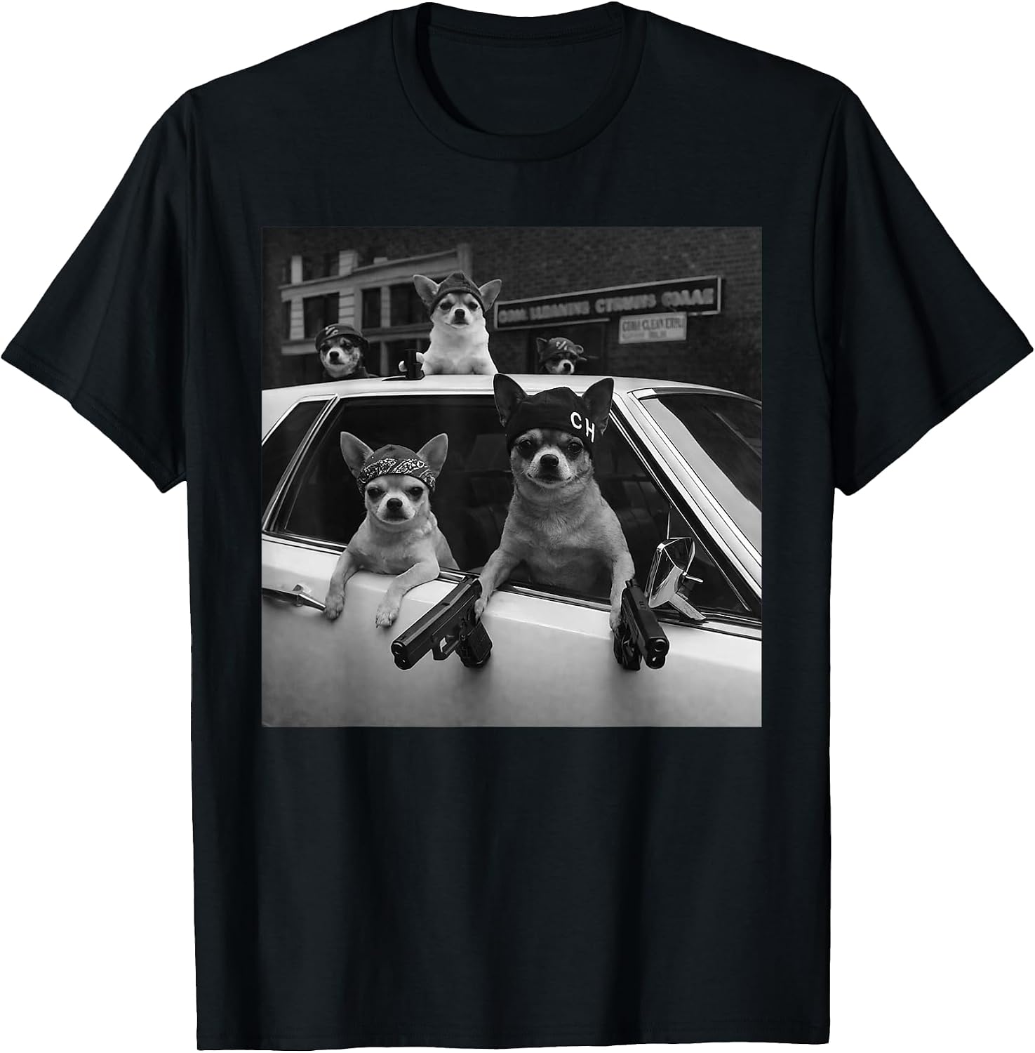 Funny Dog Meme Whimsical Dog Vintage Art Tee