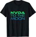 NVDA To The Moon Original AI Tee Designs
