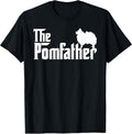 Mens Funny Pomeranian Father Dad The Pom Father Dog Lover T-Shirt Small