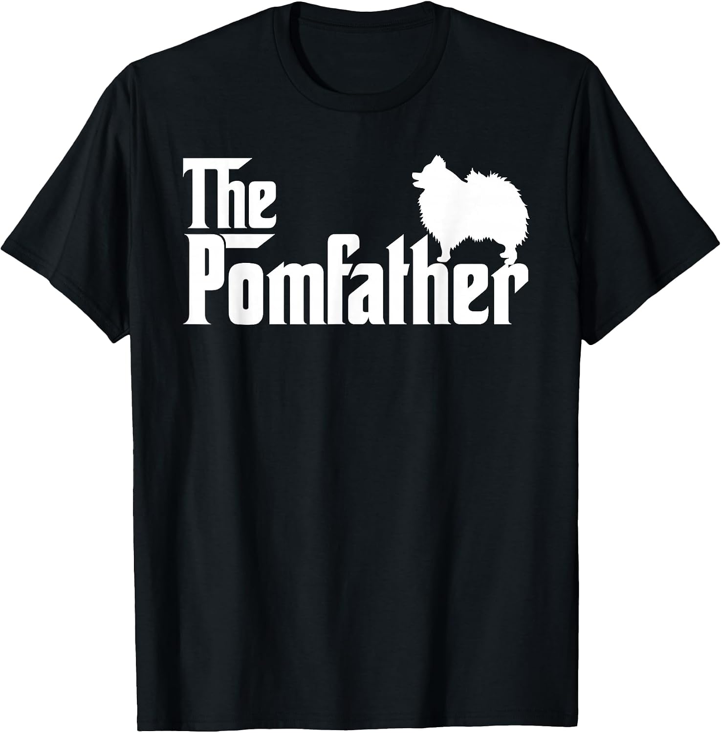 Mens Funny Pomeranian Father Dad The Pom Father Dog Lover T-Shirt Small