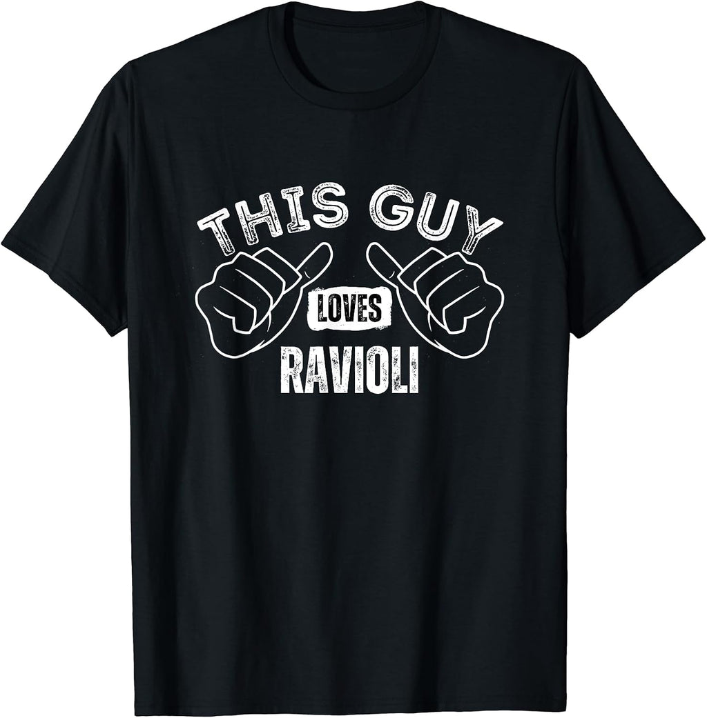I Love Ravioli Funny Text Merch
