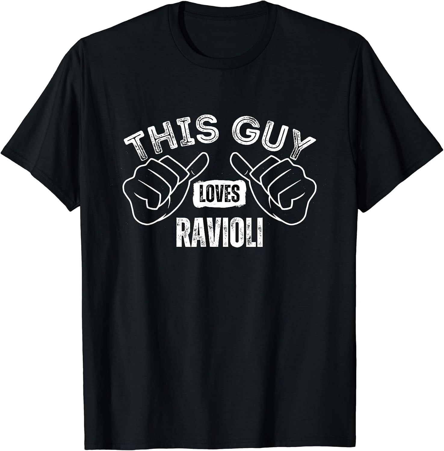 I Love Ravioli Funny Text Merch