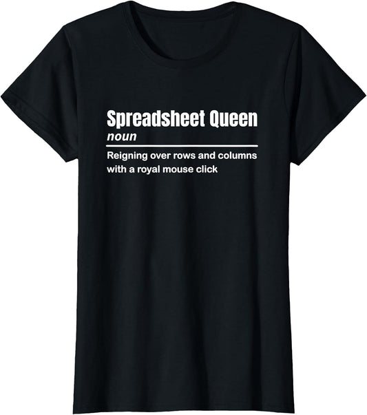 Spreadsheet Funny Accounting Shirts & Gifts
