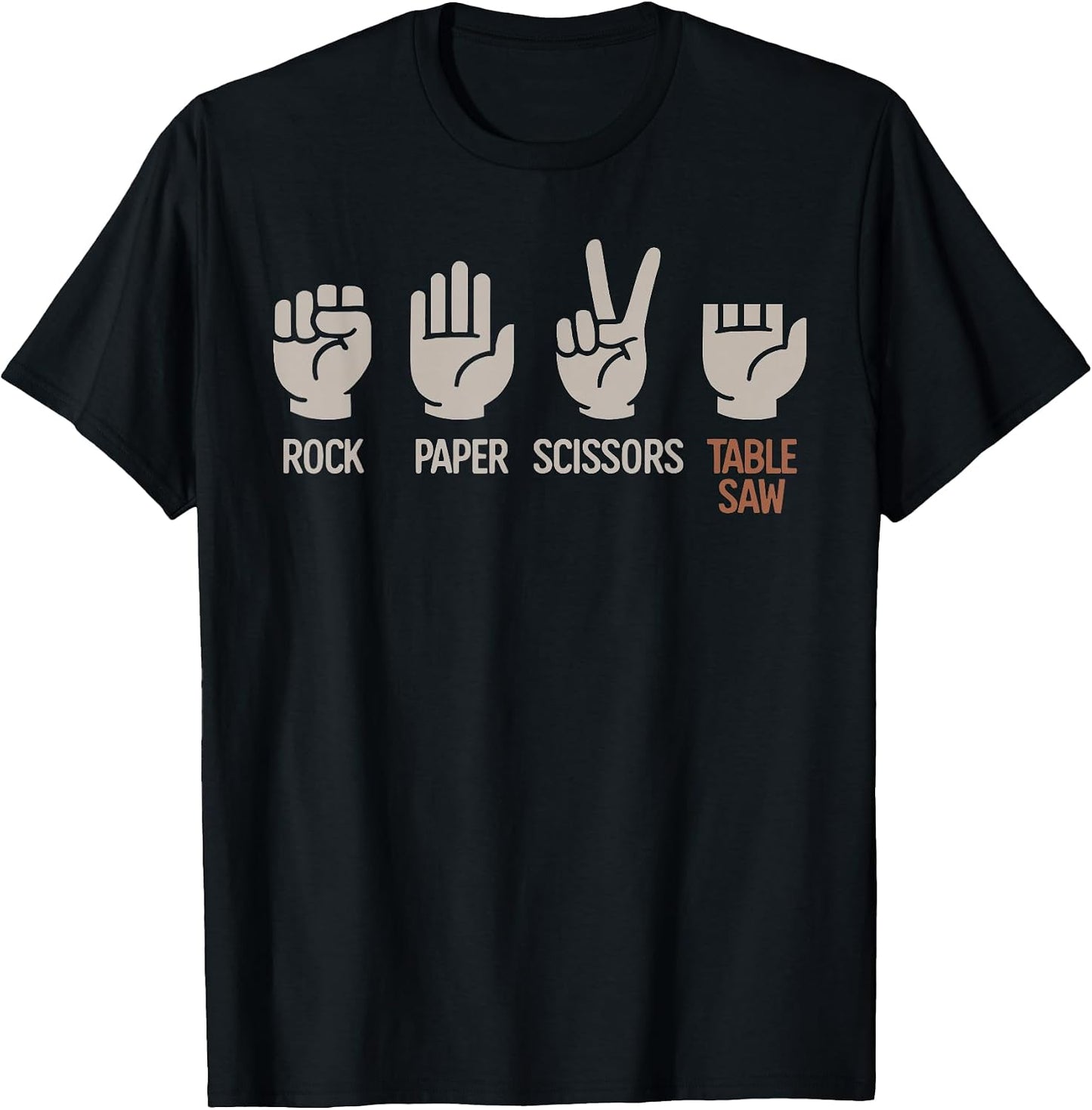 Rock Paper Scissors Table Saw Woodworker Merch Co.