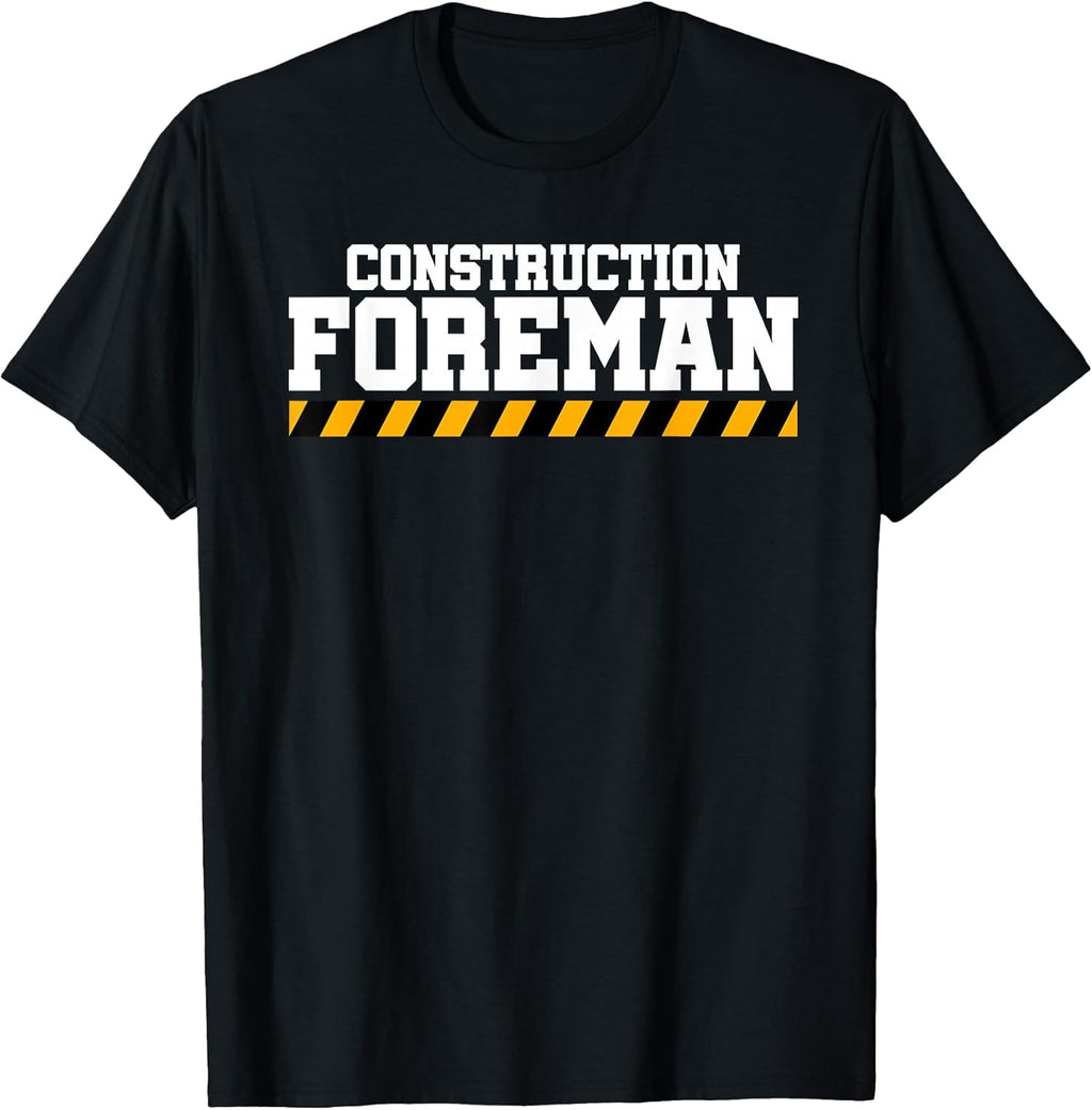 Construction Foreman Safety T-Shirts for Crew Workers T-Shirt