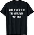 Funny DJ No Request Mens Womens Tees