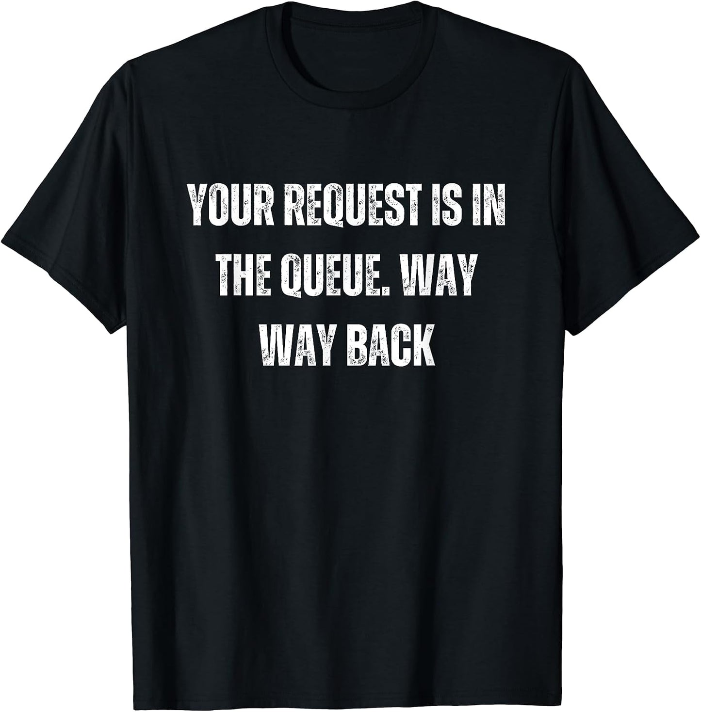 Funny DJ No Request Mens Womens Tees