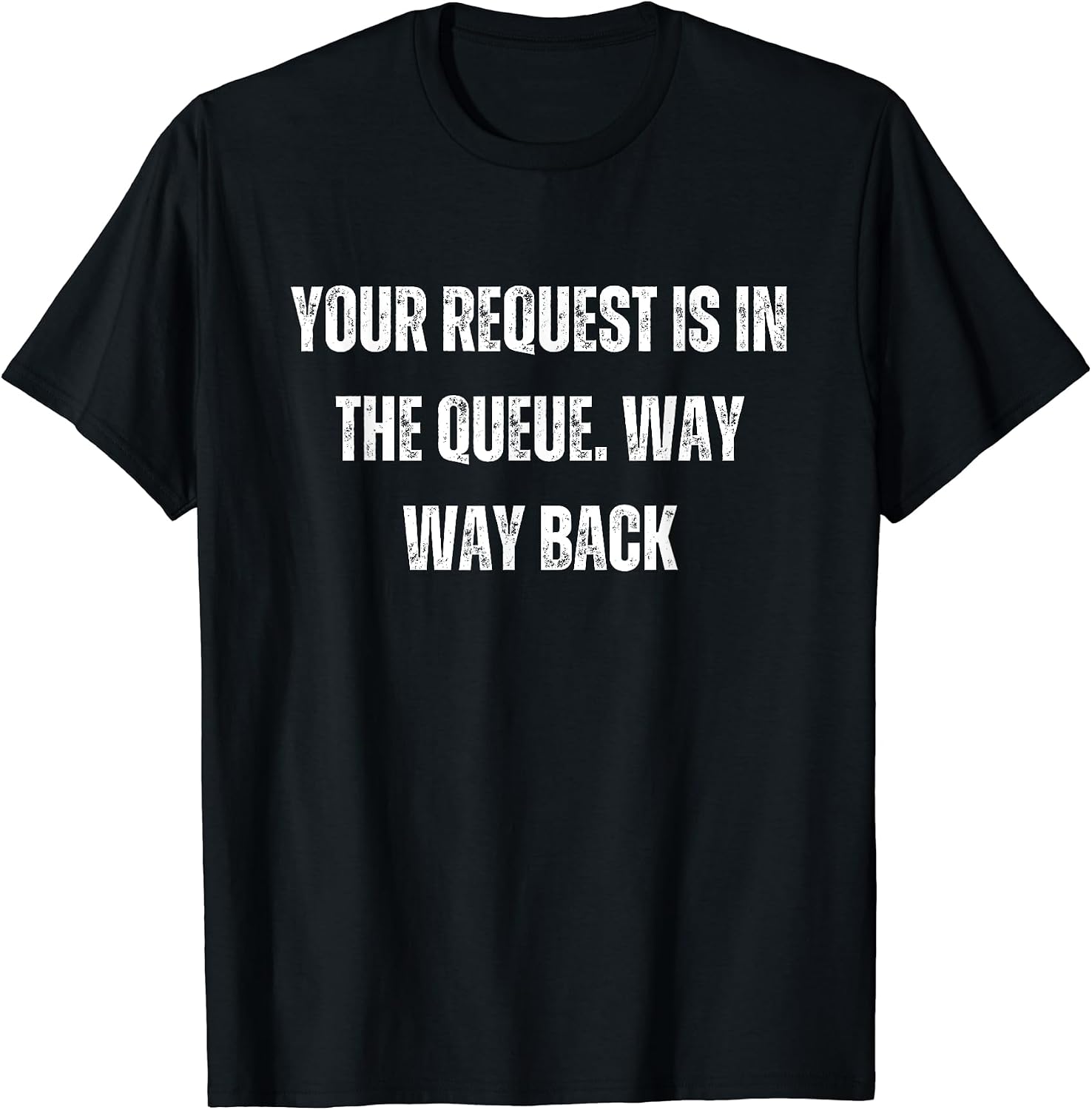 Funny DJ No Request Mens Womens Tees