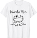 Cute Bearded Dragon Reptile Mom Tee, Beardie