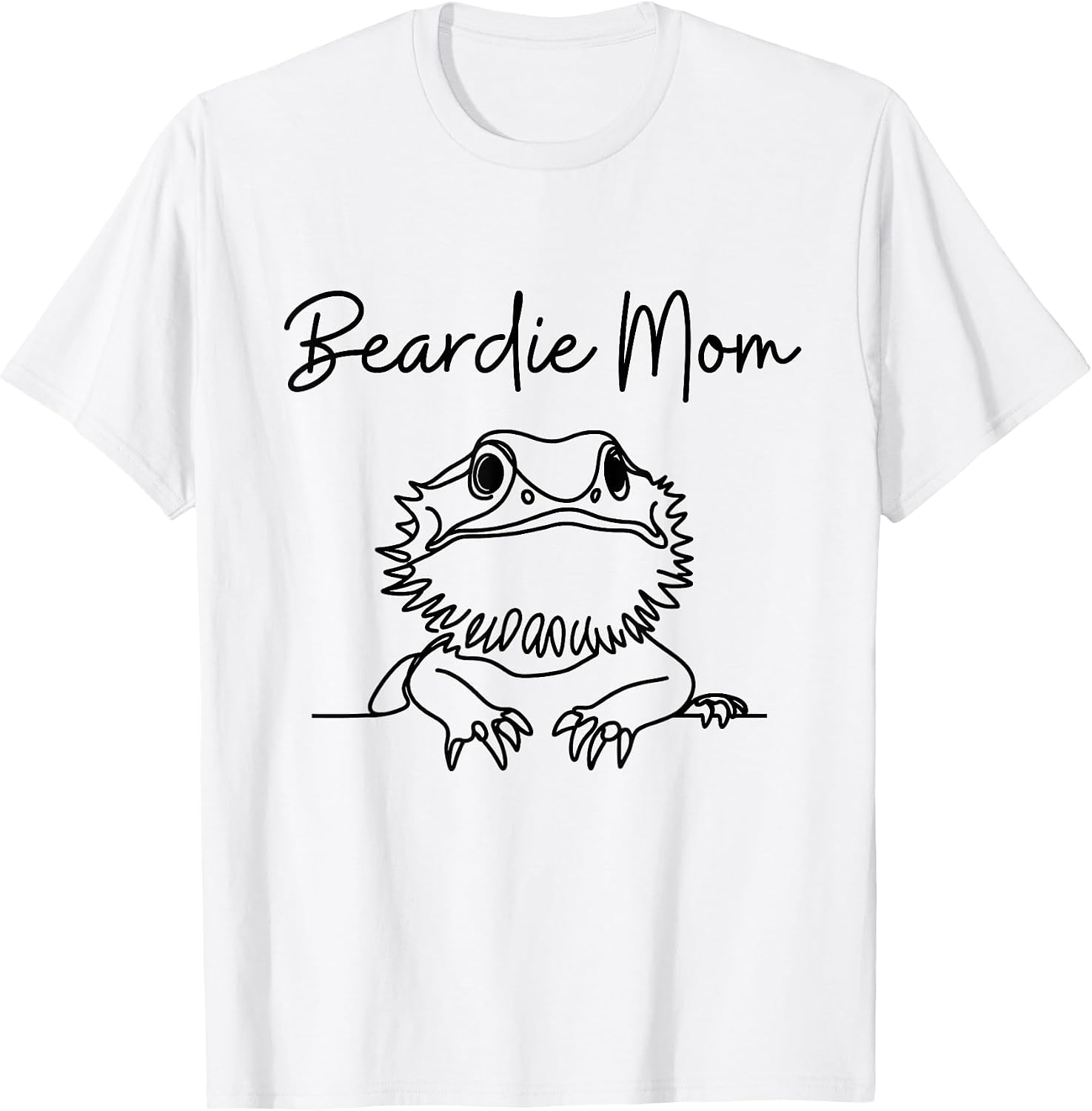 Cute Bearded Dragon Reptile Mom Tee, Beardie