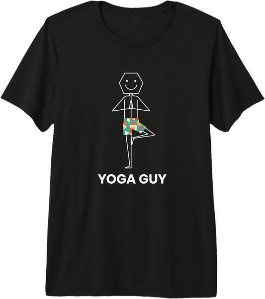Yoga Guy Wellness Funny Fitness Meditation Stretch