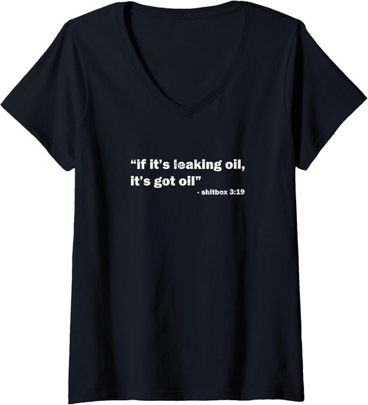 Mechanic Leaking Oil Humor design