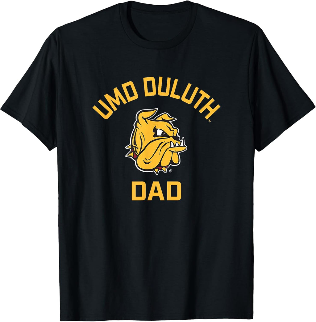 Minnesota Duluth UMD Bulldogs Arched Dad T-Shirt