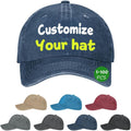Custom Baseball Cap Custom Hat Design Your Own Logo Adjustable Cowboy Hats for Men Women Personalized Gifts