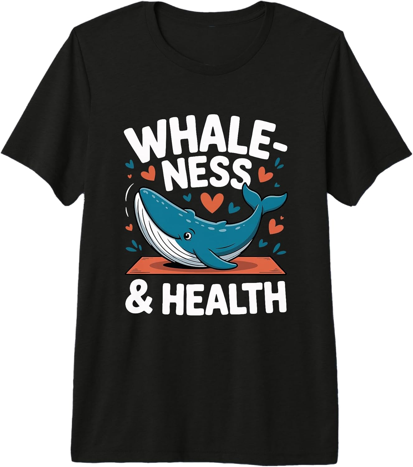 Whale Yoga Wellness Pun Ocean Mindfulness