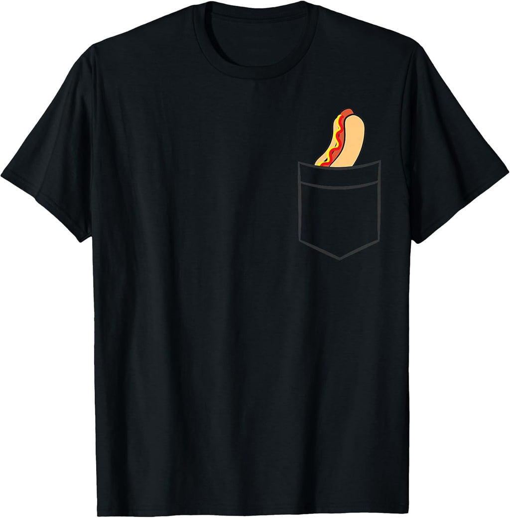 Hotdog in The Pocket Funny Pocket Hot Dog T-Shirt
