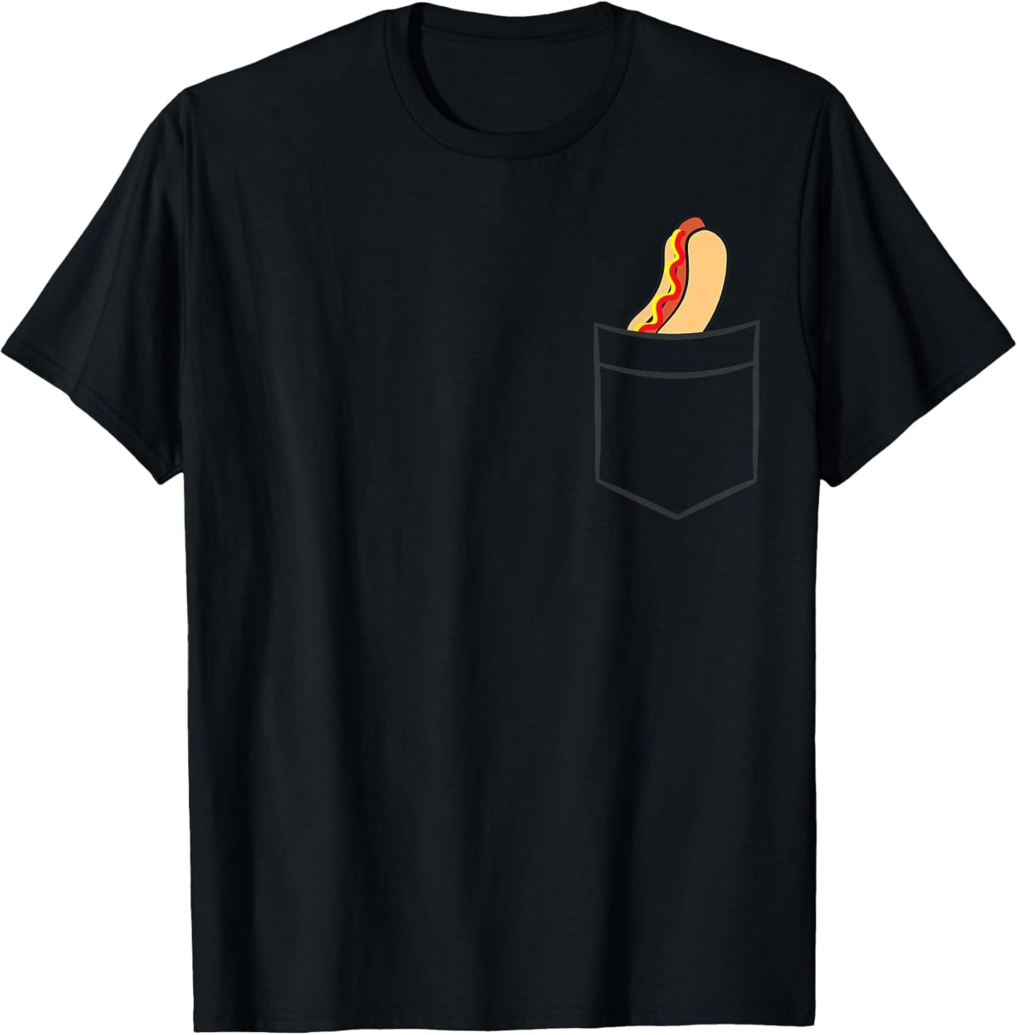 Hotdog in The Pocket Funny Pocket Hot Dog T-Shirt