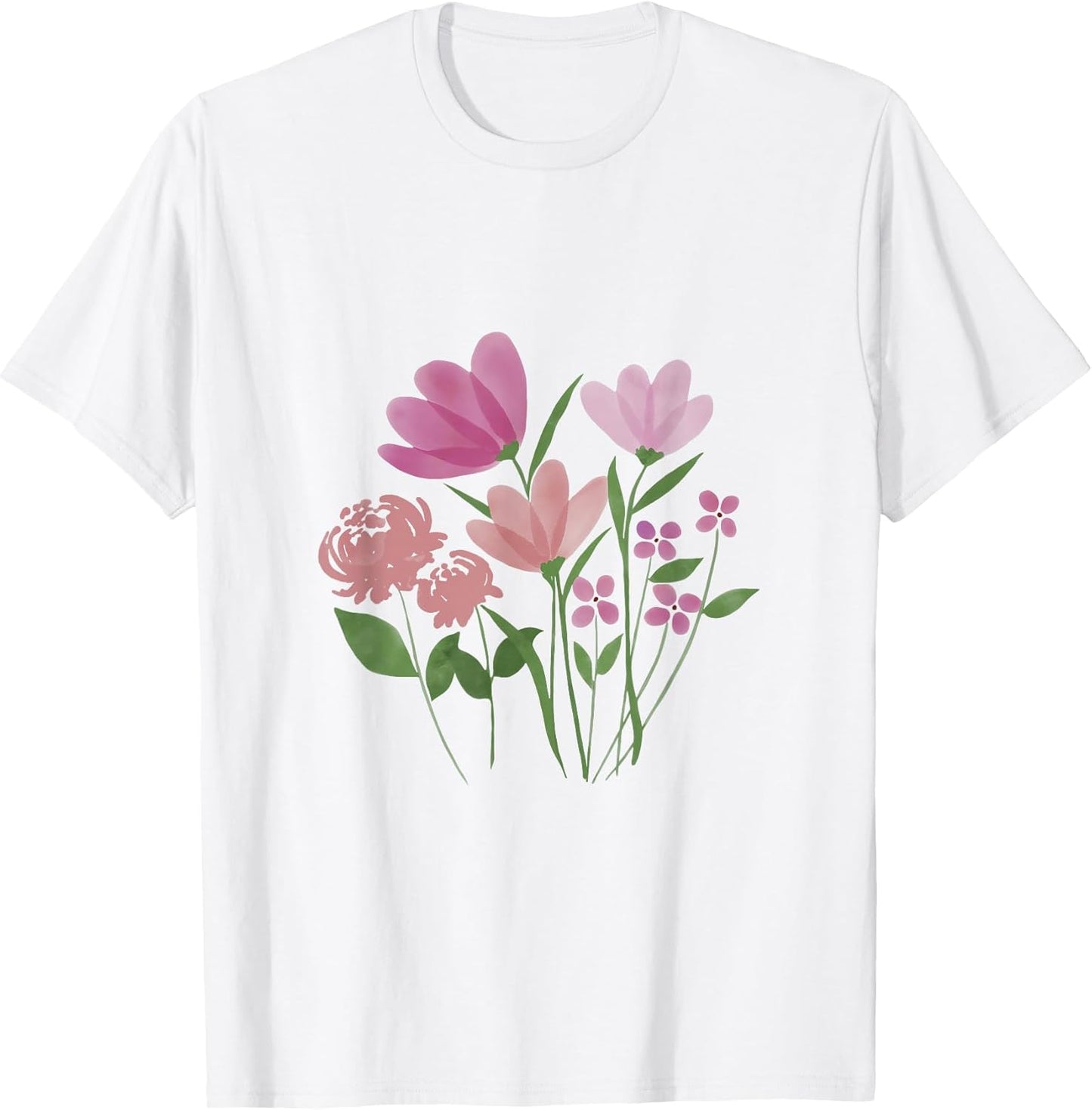 Mixed Flower Bouquet Floral Pattern