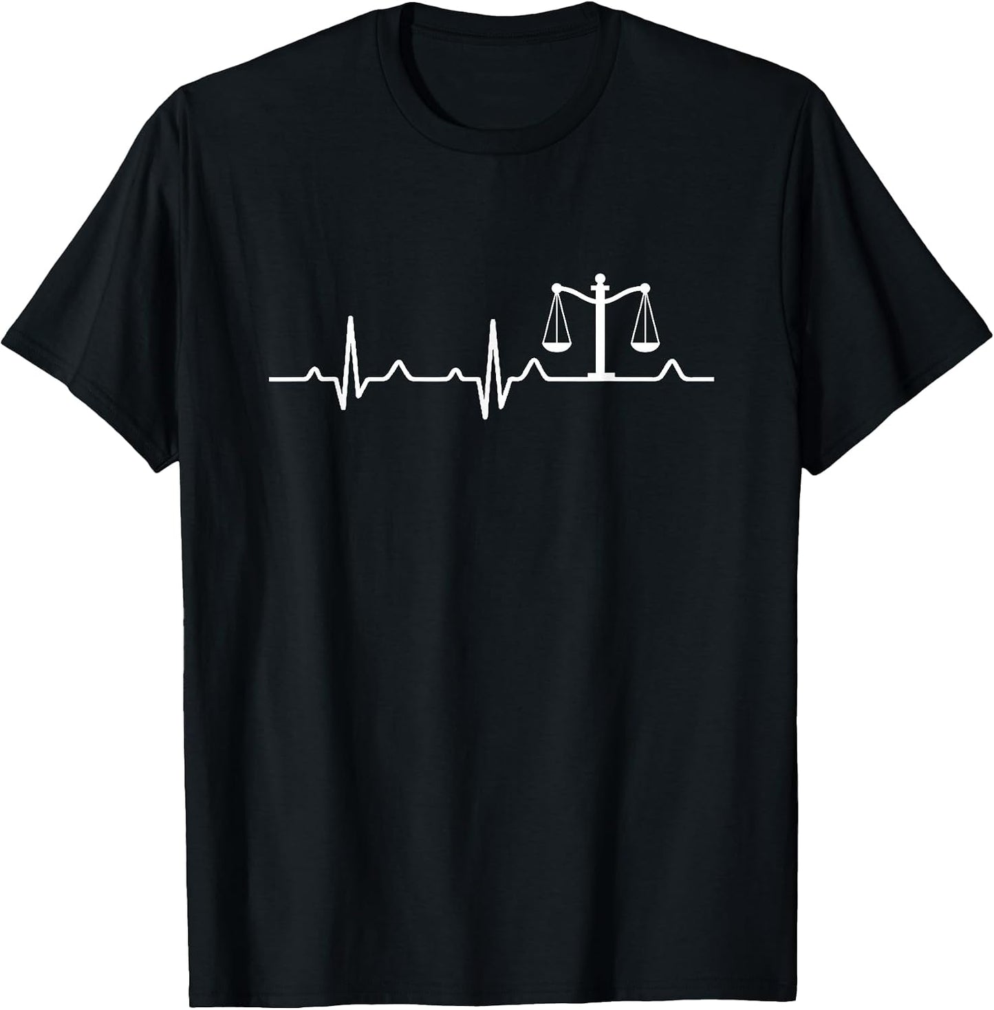 Lawyer Balance Heartbeat Attorney Shirts