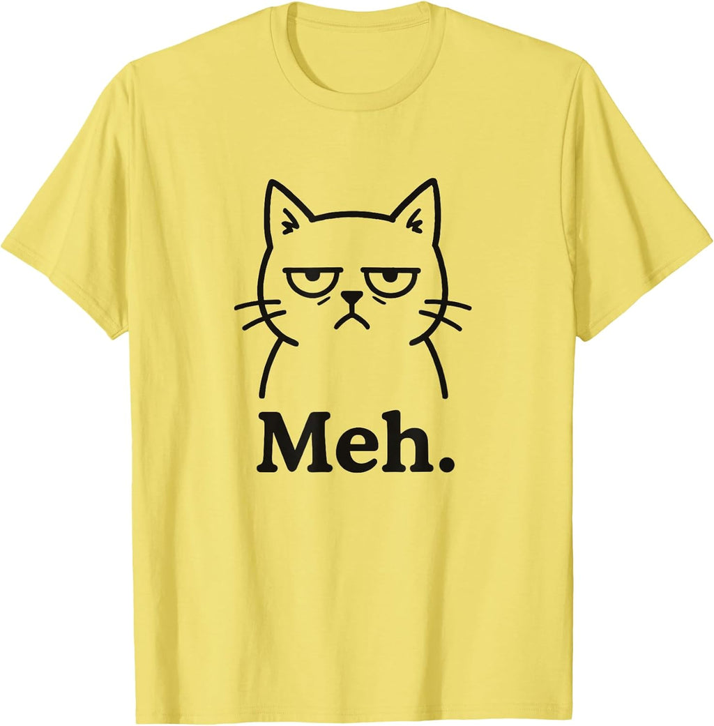Retro Sarcastic Cat Meme Humor Graphic Apparel Co.