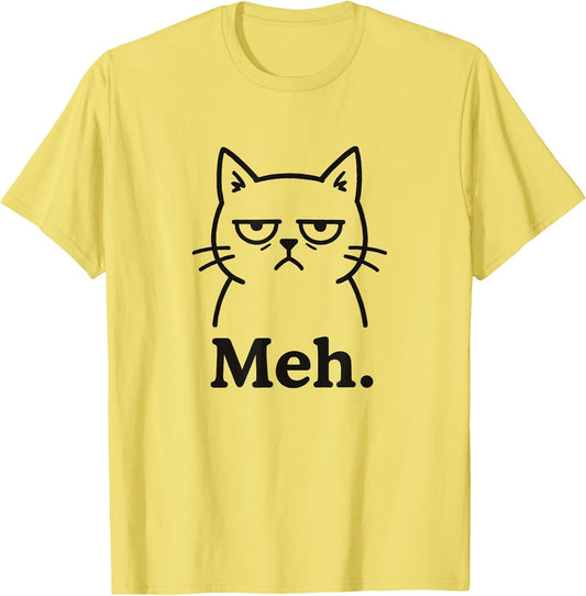 Retro Sarcastic Cat Meme Humor Graphic Apparel Co.