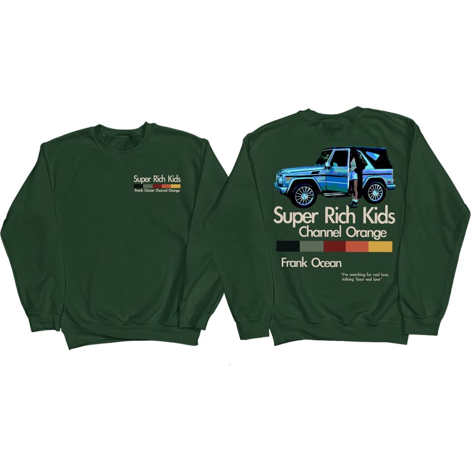 Frank Ocean SUPER RICH Sweatshirt | blond album | blond | music gift