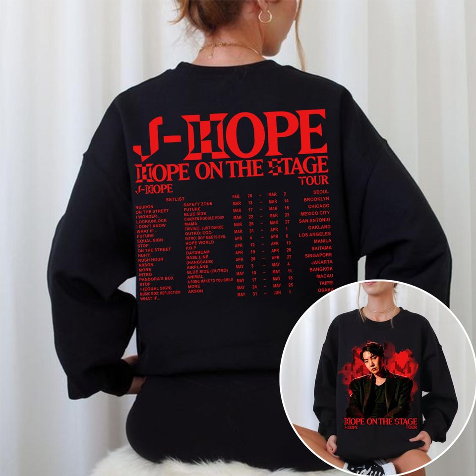 J-Hope Hope On The Stage Tour 2025 Sweatshirt, Hope On The Street