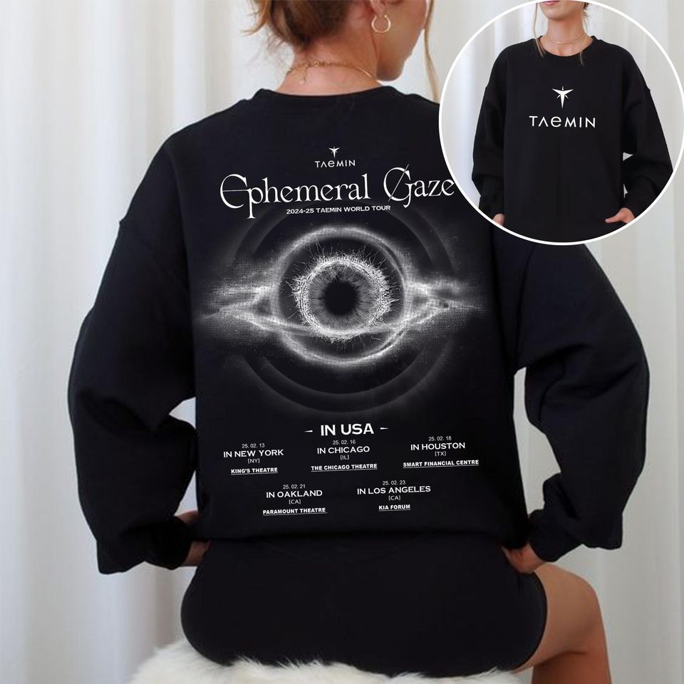 Taemin Ephemeral Gaze Tour 2025 Sweatshirt, Taemin Eternal Album